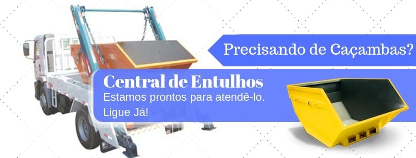 Disk Entulho em Joinville | Aluguel de Caçambas em Joinville | Central Joinville