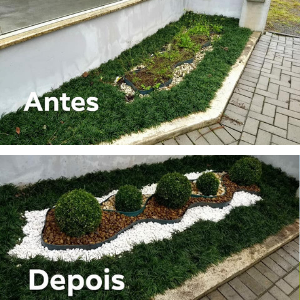 Jardim do Édem | Antes e Depois | Jardinagem em Joinville