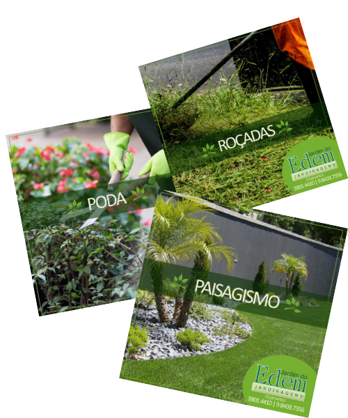 Jardim do Édem | Podas, Roçadas e Paisagismo | Atendimento de Qualidade